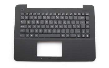Teclado incl. topcase UK (Inglés) negro/negro original para Asus X455WA