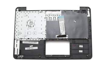 Teclado incl. topcase UK (Inglés) negro/negro original para Asus X455WA