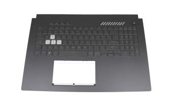 Teclado incl. topcase UK (Inglés) negro/transparente/negro con retroiluminacion original para Asus TUF Gaming A17 FA707RM