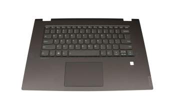 Teclado incl. topcase US (Inglés) gris/canaso con retroiluminacion original para Lenovo IdeaPad C340-15IWL (81N5)