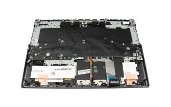 Teclado incl. topcase US (Inglés) gris/canaso con retroiluminacion original para Lenovo Legion Pro 5-16ARH7H (82RG)