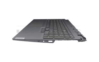 Teclado incl. topcase US (Inglés) gris/canaso con retroiluminacion original para Lenovo Legion Pro 5-16ARH7H (82RG)