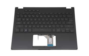 Teclado incl. topcase US (Inglés) negro/negro con retroiluminacion original para Asus GV301QC