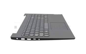 Teclado incl. topcase US (Inglés) negro/negro original para Lenovo V15 G3 ABA (82TV)