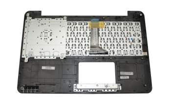 Teclado incl. topcase US (Inglés) negro/plateado original para Asus F555BP