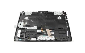 Teclado incl. topcase US (Inglés) negro/transparente/canaso con retroiluminacion original para Asus TUF Gaming A17 FA706QR
