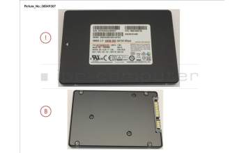 Fujitsu SSD S3 480GB 2.5 SATA (SFF) para Fujitsu Celsius J550/2
