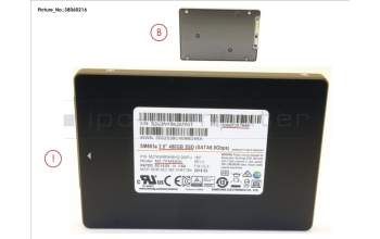 Fujitsu SSD S3 480GB 2.5 SATA (7MM) para Fujitsu Celsius J550/2