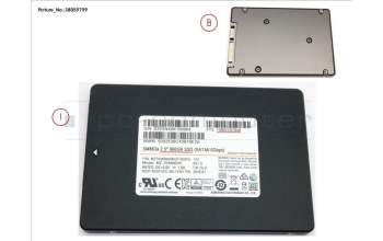 Fujitsu SSD S3 960GB 2.5 SATA (SFF) para Fujitsu Celsius C780