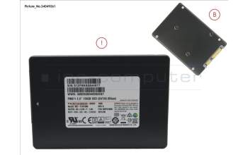 Fujitsu SSD S3 128GB 2.5 SATA/UGS (7MM) para Fujitsu Esprimo D556