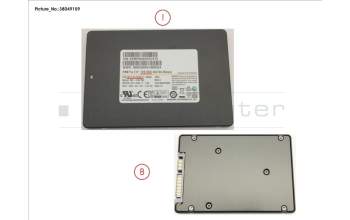 Fujitsu SSD S3 1TB 2.5 SATA (7MM) para Fujitsu Celsius J550/2