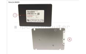 Fujitsu SSD S3 256GB 2.5 SATA/UGS(FDE) (7MM) para Fujitsu Esprimo P557