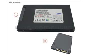 Fujitsu SSD S3 128GB 2.5 SATA (7MM) para Fujitsu Esprimo A525-L