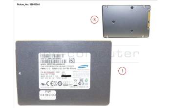 Fujitsu UGS:MZ7TE256HMHP-TCG SSD S3 256GB 2.5 SATA (7MM) (OPAL)