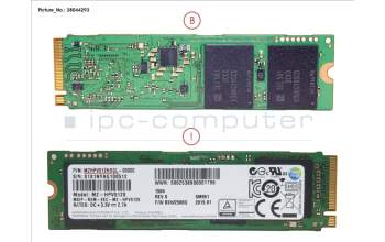 Fujitsu UGS:MZHPV512HDGL SSD PCIE M.2 2280 512GB