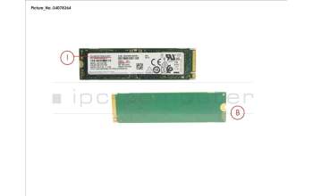 Fujitsu SSD PCIE M.2 2280 1TB PM981A (SED) para Fujitsu Celsius W5010