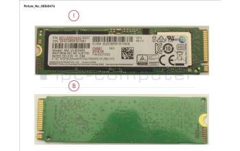 Fujitsu SSD PCIE M.2 2280 256GB PM981 (OPAL) para Fujitsu Celsius J580