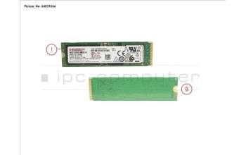 Fujitsu SSD PCIE M.2 2280 256GB PM981A (SED) para Fujitsu Esprimo P5010