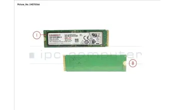 Fujitsu SSD PCIE M.2 2280 256GB PM981A (SED) para Fujitsu Esprimo Q558