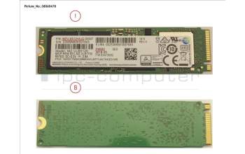 Fujitsu UGS:MZVLB512HAJQ-TCG SSD PCIE M.2 2280 512GB PM981 (OPAL)
