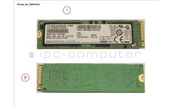 Fujitsu SSD PCIE M.2 2280 128GB para Fujitsu Celsius J550/2