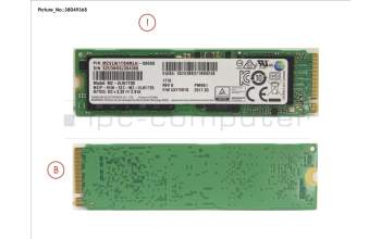 Fujitsu SSD PCIE M.2 2280 1TB para Fujitsu Esprimo Q556/2 Q556D/2