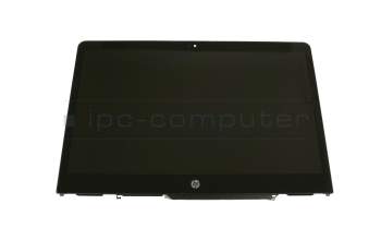 Unidad de pantalla tactil 14.0 pulgadas (FHD 1920x1080) negra original para HP Pavilion x360 14-ba000