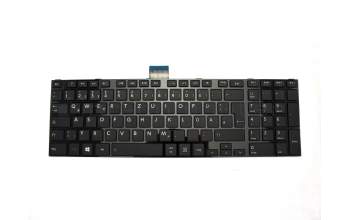 V000272500 teclado original Toshiba DE (alemán) negro/negro brillante