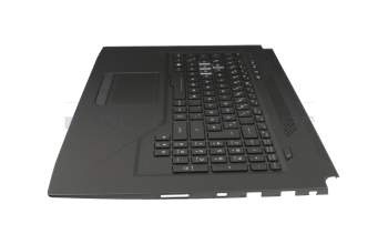 V170146BK1 teclado incl. topcase original Sunrex DE (alemán) negro/negro con retroiluminacion