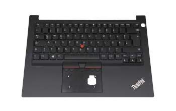 V185920AK1 GR teclado incl. topcase original Lenovo DE (alemán) negro/negro con mouse stick sin retroiluminación