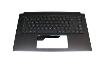 V190622BK1 teclado incl. topcase original Sunrex DE (alemán) gris/canaso con retroiluminacion