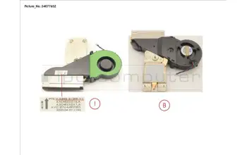 Fujitsu HEATSINK ESP Q7010 para Fujitsu Esprimo Q558
