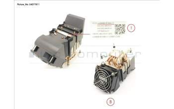 Fujitsu HEATPIPE 125W CEL W VER2 para Fujitsu Celsius W5010