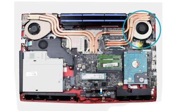 Ventilador - izquierda - para MSI GL62 7QF (MS-16J5)