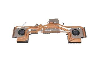 Ventilador con disipador (CPU/GPU) original para MSI GP75 Leopard 10SFK/10SFSK (MS-17E7)