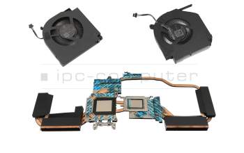Ventilador con disipador (CPU/GPU) original para Medion Erazer Beast X40 (GM7PX8N)