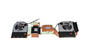 Ventilador con disipador (CPU/GPU) original para Medion Erazer Crawler E50 (NP50x)