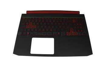 WK2029 teclado incl. topcase original Acer DE (alemán) negro/negro con retroiluminacion