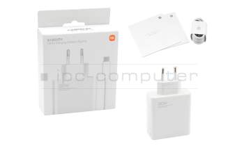 Xiaomi 10 Ultra original cargador USB-C 120 vatios EU wallplug blanca (Charging Combo Type-A)