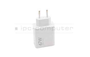 Xiaomi Mi A2 Lite original cargador USB-C 67,0 vatios EU wallplug blanca (Charging Combo Type-A)