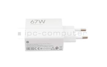 Xiaomi Mi A2 Lite original cargador USB-C 67,0 vatios EU wallplug blanca (Charging Combo Type-A)