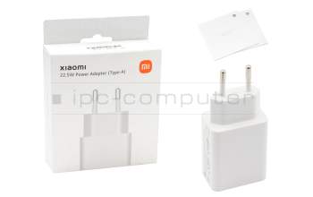 Xiaomi Mi Max original cargador USB 22,5 vatios EU wallplug blanca (Combo de carga tipo A) (sin cable)