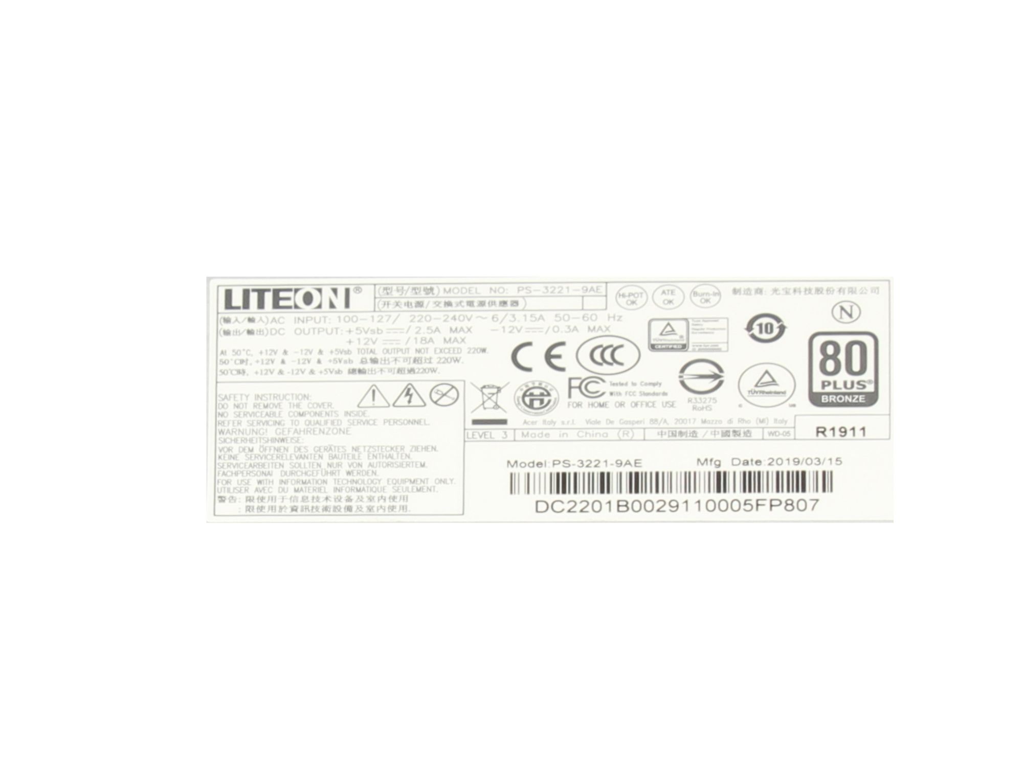 Informationen zur Produktsicherheit