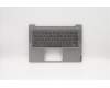 Lenovo C-Abdeckung mit Tastatur, Belgisch, Grau, Hintergrundbeleuchtung, Fingerabdruck para Lenovo IdeaPad S540-14IWL Touch (81ND/81QX)