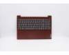 Lenovo C-Abdeckung mit Tastatur, USA – Englisch, Korallenrot, Ohne_Hintergrundbeleuchtung, Ohne_Fingerabdruckscanner para Lenovo IdeaPad 3-15ADA05 (81W1)