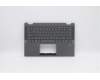 Lenovo C-Abdeckung mit Tastatur, Bulgarisch, Grau, Hintergrundbeleuchtung, Fingerabdruck para Lenovo IdeaPad Flex 5-14ITL05 (82HS)