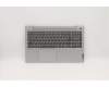 Lenovo C-Abdeckung mit Tastatur, Belgisch, Platingrau, Hintergrundbeleuchtung, Fingerabdruck para Lenovo IdeaPad 5-15ALC05 (82LN)