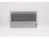 Lenovo C-Abdeckung mit Tastatur, Griechisch, Platingrau, Hintergrundbeleuchtung, Fingerabdruck para Lenovo IdeaPad 5-15ALC05 (82LN)