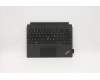 Lenovo MECH_ASM Backlit KB Portuguese FPR Black para Lenovo ThinkPad X12 Detachable (20UW/20UV)