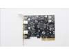 Lenovo 5C50W00913 CARDPOP Rear USB 3.1 Type C PCIe LP